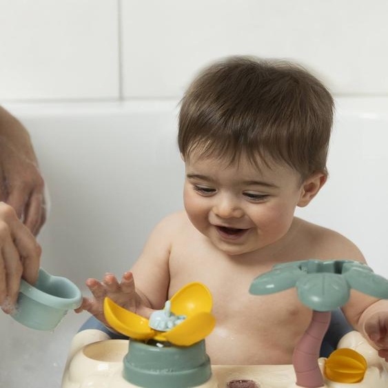 Siège de bain bébé bleu