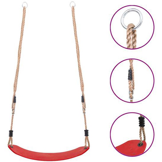 Siège de balançoire pour enfants Rouge