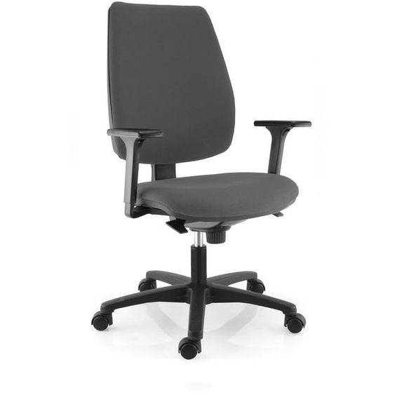 Siège de bureau Lana tissu non feu M1 - Gris