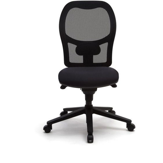 Siège de bureau Student Tissu polyester Noir Hauteur réglable - Dossier résille