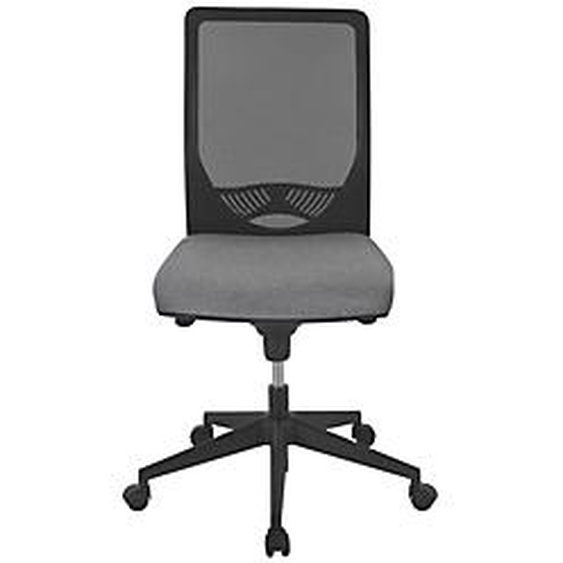 Siège de bureau Swanny maille/tissu sans accoudoir - Gris