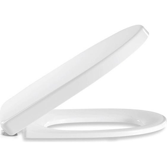 Siège de toilette Pressalit, série 345, avec couvercle à fermeture douce, de couleur blanche