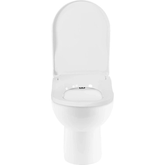 Siège de toilettes électrique avec bidet - Pression deau réglable - Deux jets pour lavant et larrière - Couvercle à fermeture douce - Plastique