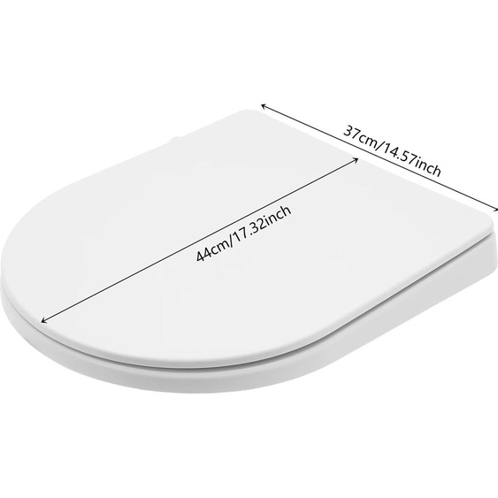 Siège de toilettes non électrique, bidet à double jet, capacité de charge élevée, BLANC