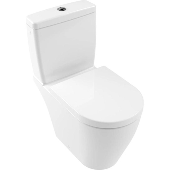 Siège de WC Avento de Villeroy & Boch, QuickRelease, SoftClose, 374x445x49mm, 9M77C101