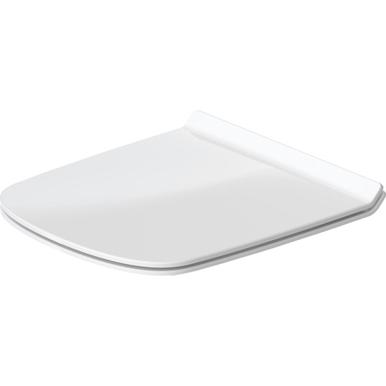 Siège de WC DuraStyle de Duravit avec charnières en acier inoxydable, avec SoftClose, blanc, 1 pièce.