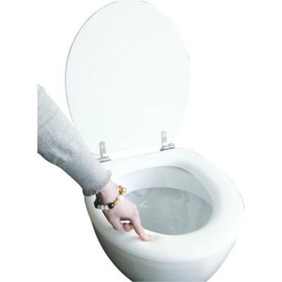 Siège de WC rembourré Adob PREMIUM, blanc, A69502