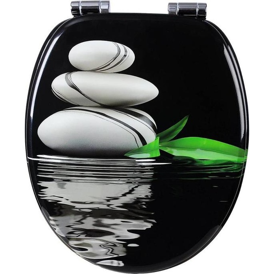 Siège de WC WOLTU, âme en bois MDF, charnière Softclose, antibactérien, Élégance II