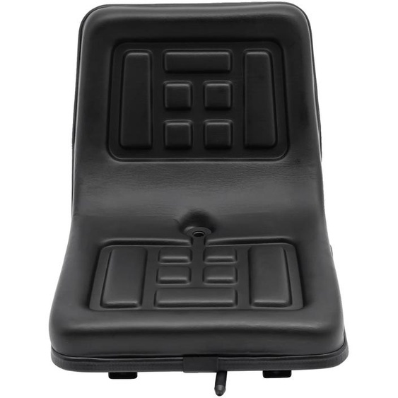 Siège pour machine agricole, réglable en hauteur, conception robuste, noir