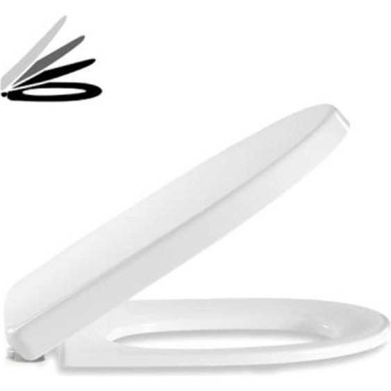 Siège WC Delight avec couvercle blanc Uni-flex