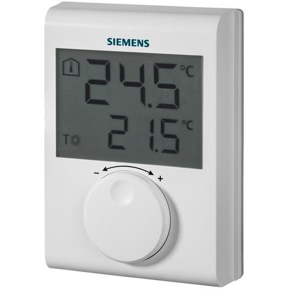 Siemens RDH100 Thermostat dambiance digital avec roue, câblé