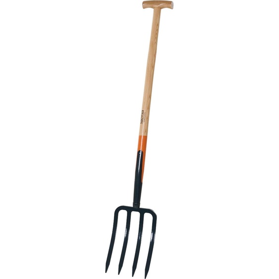 SIENA GARDEN Fourche à bêcher 4 dents avec manche en T