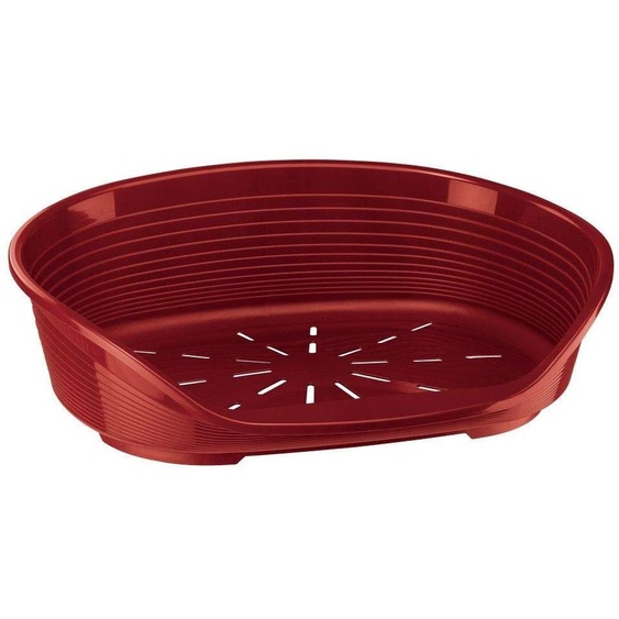 SIESTA DELUXE Panier Taille 2 - FERPLAST - 49x36x17,5 cm - Rouge Bourgogne