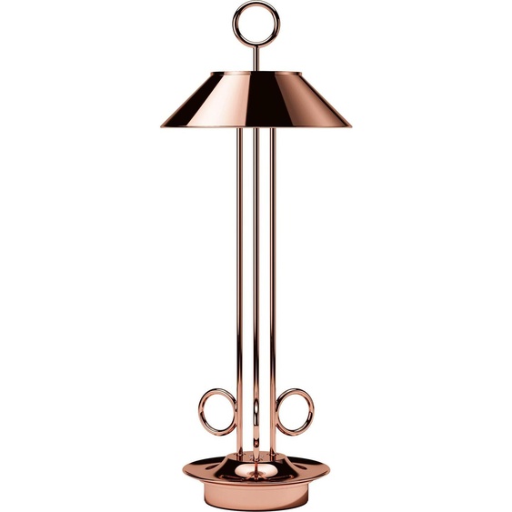 SIGOR Lampe de table à accu Nudiderot 2,2W 820 (blanc chaud) + 827 (ton chaud-extra) Cuivre à intensité variable