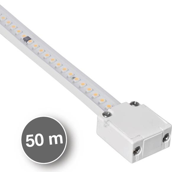 Sigor Tuyau lumineux LED 230V, rouleau de 50m, 144 LEDs intérieur et extérieur