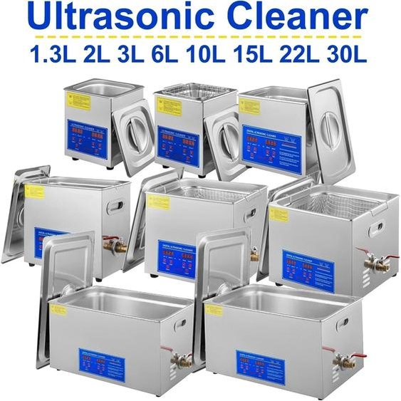 Sihao nettoyeur à ultrasons nettoyeur à ultrasons Machine de nettoyage à ultrasons Portable 1.3L-30L lave-vaisselle pour lunettes de prothèse dentaire à domicile