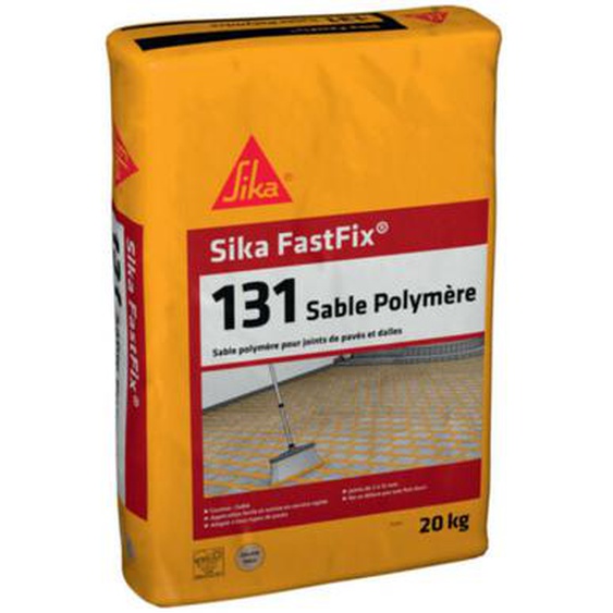 Sika - Sable polymère pour remplissage de joints de pavés et dalles FastFix 131 - Ton sable - 20kg
