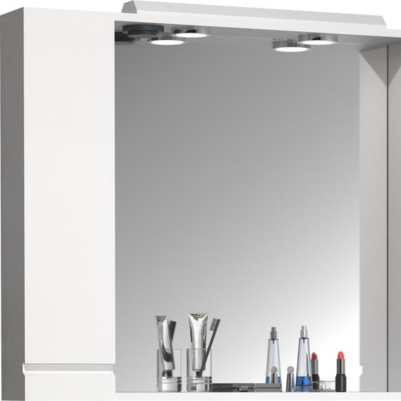 SiloraXL armoire de toilette salle de bain blanc.