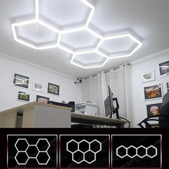 Siltoll La Station de beauté de voiture de haute qualité a mené des lumières modernes de salon de coiffure de gymnase de lumière hexagonale