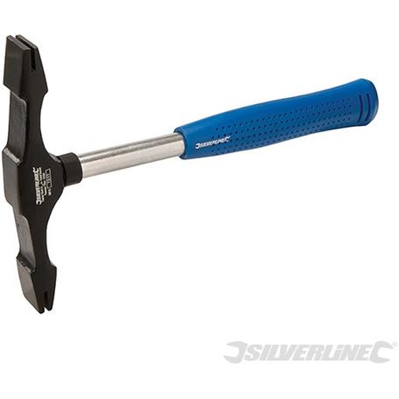 Silverline - Marteau à mortier avec manche en tube dacier