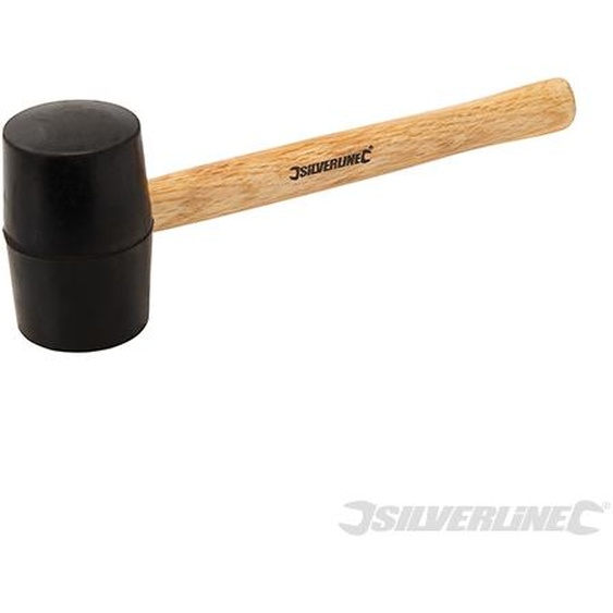 SILVERLINE Marteau en caoutchouc noir 454 g HA72
