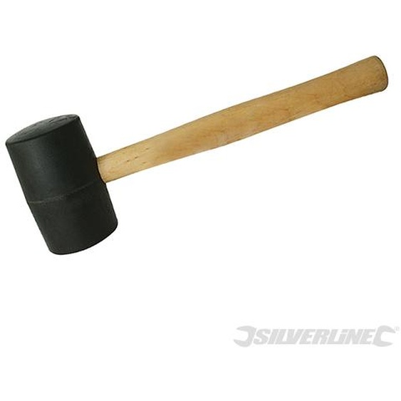 SILVERLINE Marteau en caoutchouc noir 680 g HA73