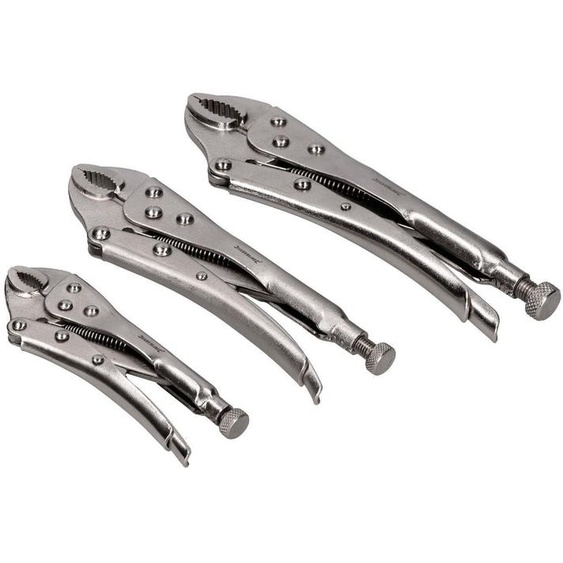Silverline - Pinces de préhension, jeu de 3 pièces