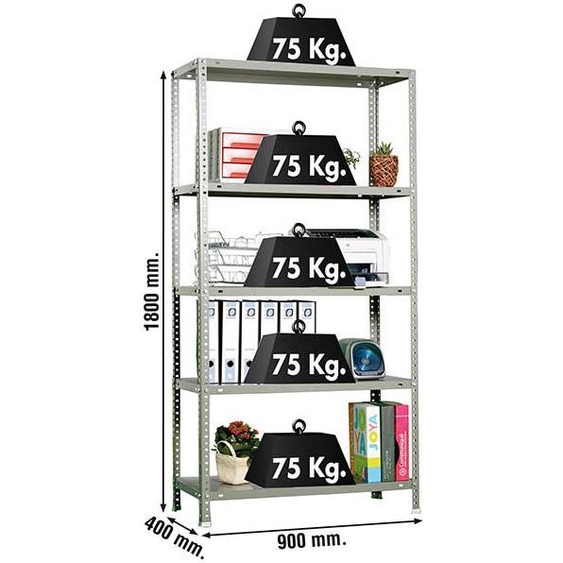 Simon Rack Advantage 5/400 Metallregal 1800x900x400 Mm One Size