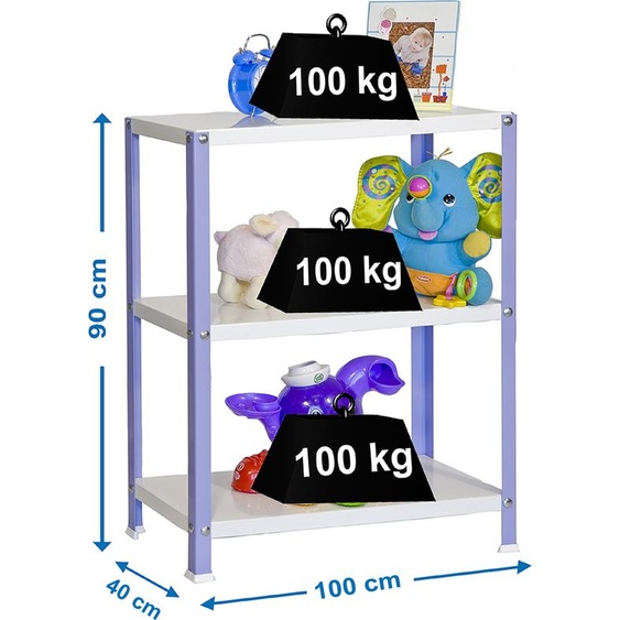 SIMONHOME CLASSIC PLUS 3/400 Fenêtre métallique VIOLET/BLANC