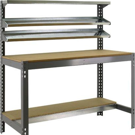 Simonrack Établi SIMONWORK BT1 900 grau 91,0 x 61,0 x 144,5 cm