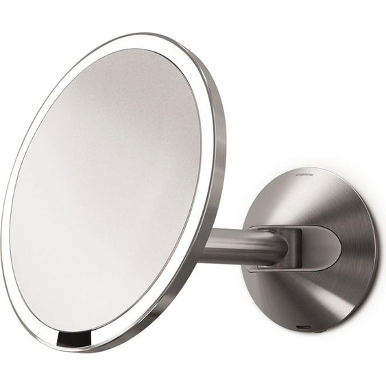 simplehuman miroir à capteur avec support mural miroir cosmétique miroir mural ST3003