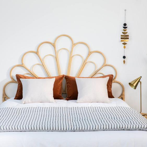 Singaraja - Tête de lit design en rotin 148cm - Couleur - Naturel
