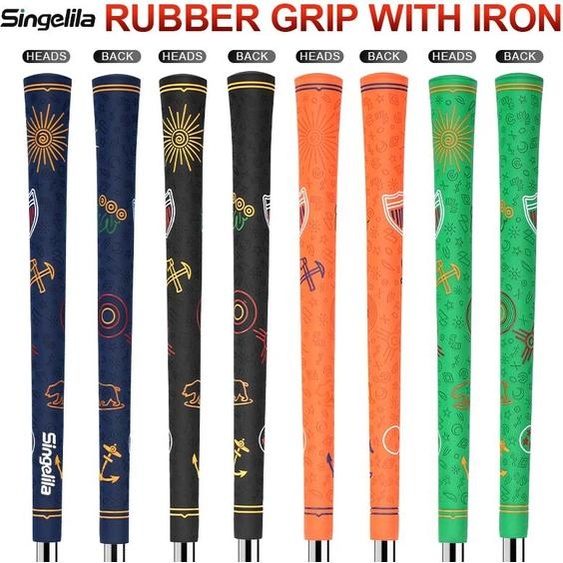 singelila Poignées universelles pour clubs de golf, pour hommes et femmes. Poignées de fer et de putter de golf couleur dopamine. Haute qualité. Ensemble de 13 pièces.