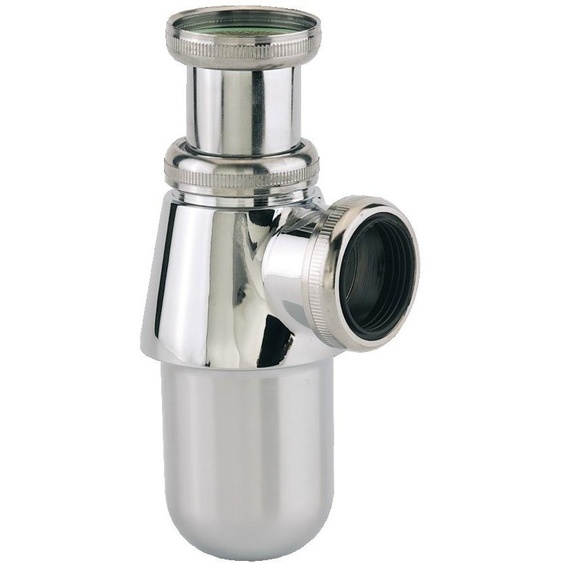 Siphon de lavabo laiton chromé réglable 35 à 90 mm VALENTIN 00 130300 000 00