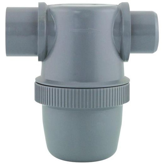 Interplast - Siphon de parcours pvc Ø32 - Fitt - Gris - pvc