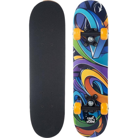 Skateboard (taille Unique) Synthétique Dimsum Noir / Multicolore