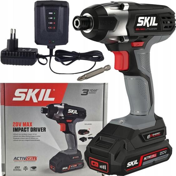 Skil Schlagschrauber 2905 AA, Akkuschrauber 18 V 1,5 Ah, Akku + Ladegert