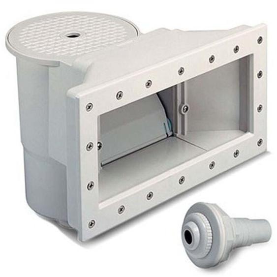 Skimmer piscine hors sol, grande ouverture, Blanc Jardiboutique