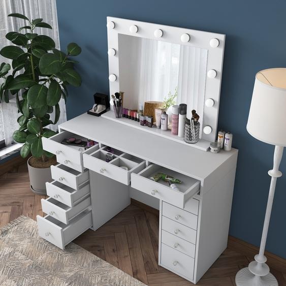 Skye Decor, BJ119 - 2895, Coiffeuses, blanc, 120 x 81,6 x 44,5 cm