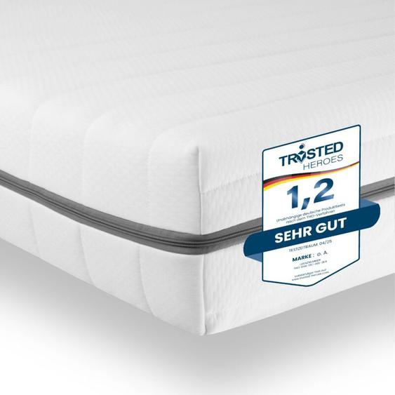Sleepneo - Matelas 80x200, Matelas ergonomique 7 zones en mousse froide, 2en1 degré de fermeté H2 H3, Matelas en mousse froide 80x200 cm