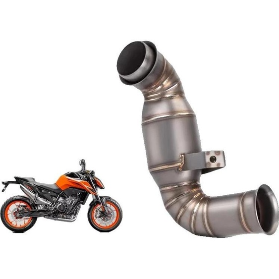 Slip-On tuyau de raccordement central déchappement, acier inoxydable, installation facile, silencieux