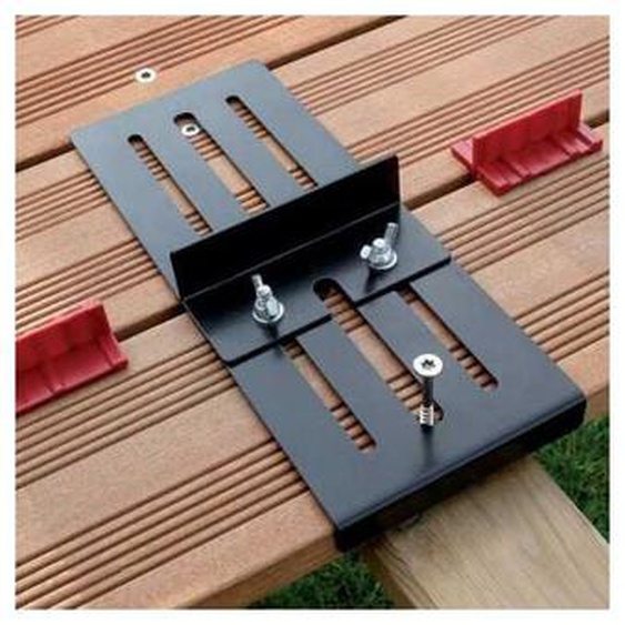 So Garden - Gabarit de pose et de perçage pour Lame de Terrasse Cobra liner + 4 Espaceurs