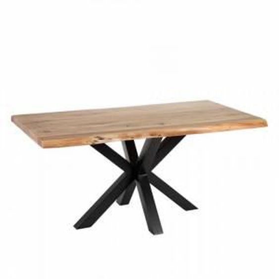 SO INSIDE Table industrielle bois naturel 160cm Edern