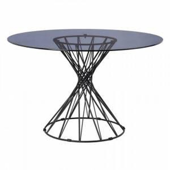 SO INSIDE Table ronde design en verre 120cm Joni