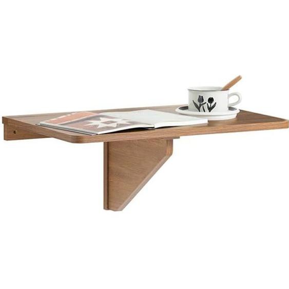 SoBuy FWT03-PF Table Murale Rabattable en Bois L60×P40cm - Écru