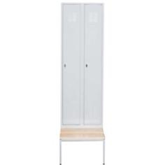 Socle banc Vestiaire métal Budget L.60 cm