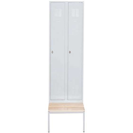 Socle banc Vestiaire métal Budget L.60 cm