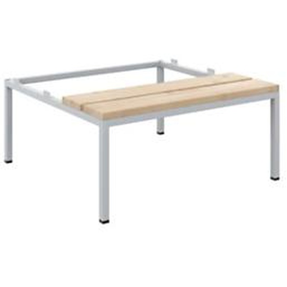 Socle banc Vestiaire métal Budget L.80 cm
