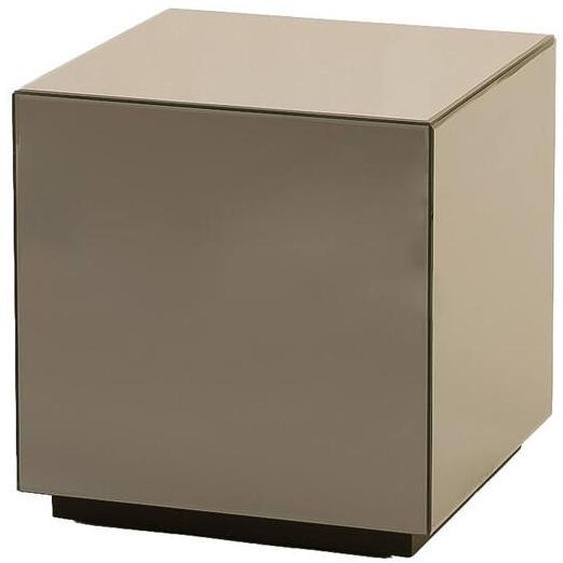 Socle carré en verre brun 40x40x40 cm - Light & Living DAXTON