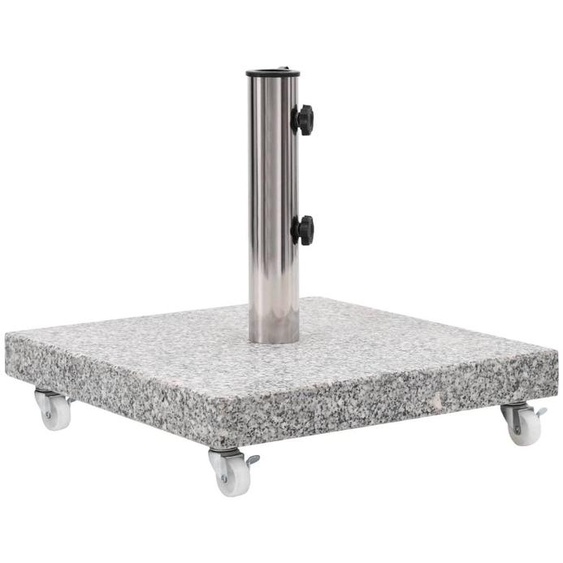 Socle en granit pour parasol de 30 kg pour stabilité et solidité